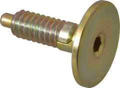 Gibraltar - 1/4-20, 0.4" Thread Length, 0.123" Max Plunger Diam, 1 Lb Init to 4 Lb Final End Force, Locking Knob Handle Plunger - Countersunk Knob, 1/8" Plunger Projection - A1 Tooling