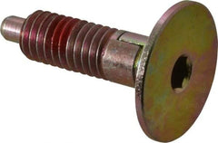 Gibraltar - 3/8-16, 3/4" Thread Length, 0.185" Max Plunger Diam, 1 Lb Init to 8 Lb Final End Force, Locking Knob Handle Plunger - Countersunk Knob, 0.22" Plunger Projection - A1 Tooling