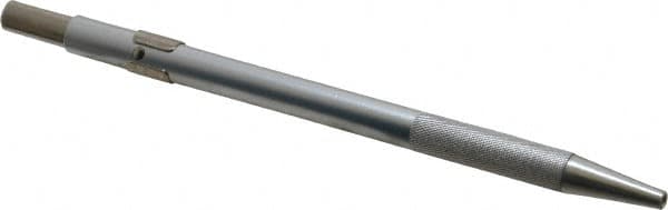 Made in USA - 5-1/2" OAL Retractable Pocket Scriber - Aluminum with Hardened Steel Point - A1 Tooling