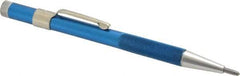 Made in USA - 5-1/2" OAL Nonretractable Pocket Scriber - Aluminum with Diamond Point - A1 Tooling