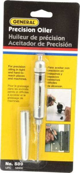 General - Spout, Precision-Needle Oiler - 2-1/4" Long Needle, Aluminum Body - A1 Tooling