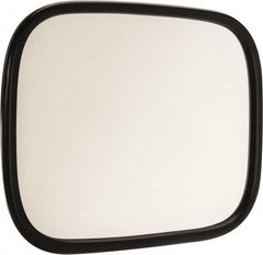 Value Collection - 7" Long to 5" Wide Automotive Universal OEM Replacement Mirror Head with L Bracket - Stainless Steel - A1 Tooling