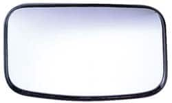 Value Collection - 8" Long to 4" Wide Automotive Clamp-On Convex Mirror - Stainless Steel - A1 Tooling