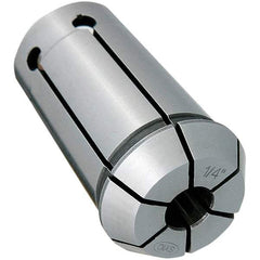 Techniks - SYOZ20/EOC12 8mm Single Angle Collet - 0.0004" TIR, 1.34" OAL, 0.78" Overall Diam - Exact Industrial Supply