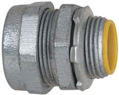 Cooper Crouse-Hinds - 3/4" Trade, Malleable Iron Compression Straight Rigid/Intermediate (IMC) Conduit Connector - Insulated - A1 Tooling