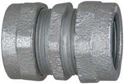 Cooper Crouse-Hinds - 1-1/4" Trade, Malleable Iron Compression Rigid/Intermediate (IMC) Conduit Coupling - Noninsulated - A1 Tooling