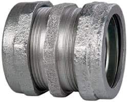 Cooper Crouse-Hinds - 1-1/2" Trade, Malleable Iron Compression Rigid/Intermediate (IMC) Conduit Coupling - Noninsulated - A1 Tooling