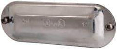 Cooper Crouse-Hinds - 1" Trade, Steel Conduit Body Cover Plate - Use with Form 5 Conduit Bodies - A1 Tooling