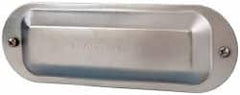 Cooper Crouse-Hinds - 2" Trade, Steel Conduit Body Cover Plate - Use with Form 5 Conduit Bodies - A1 Tooling