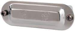 Cooper Crouse-Hinds - 1/2" Trade, Steel Conduit Body Cover Plate - Use with Form 5 Conduit Bodies - A1 Tooling