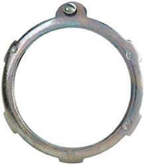 Cooper Crouse-Hinds - 2" Trade, Steel Threaded Rigid/Intermediate (IMC) Conduit Locknut - Noninsulated - A1 Tooling