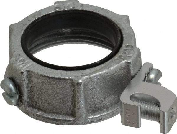 Cooper Crouse-Hinds - 1-1/4" Trade, Malleable Iron Threaded Rigid/Intermediate (IMC) Conduit Bushing - Partially Insulated - A1 Tooling