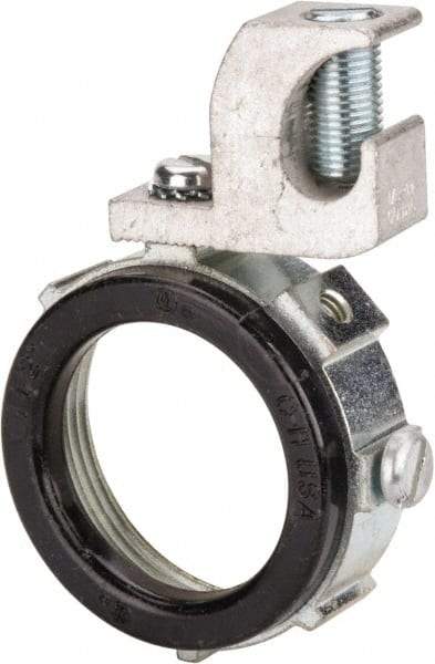 Cooper Crouse-Hinds - 1-1/2" Trade, Malleable Iron Threaded Rigid/Intermediate (IMC) Conduit Bushing - Partially Insulated - A1 Tooling