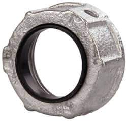 Cooper Crouse-Hinds - 1" Trade, Malleable Iron Threaded Rigid/Intermediate (IMC) Conduit Bushing - Partially Insulated - A1 Tooling