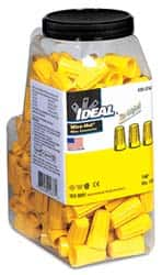 Ideal - 2, 18 to 4, 14 + 1, 18 AWG, 600 Volt, Flame Retardant, Standard Twist on Wire Connector - Yellow, 221°F - A1 Tooling