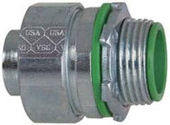 Cooper Crouse-Hinds - 2-1/2" Trade, Malleable Iron Threaded Straight Liquidtight Conduit Connector - Insulated - A1 Tooling