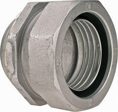 Cooper Crouse-Hinds - 3-1/2" Trade, Malleable Iron Threaded Straight Liquidtight Conduit Connector - Insulated - A1 Tooling