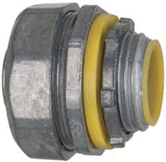 Cooper Crouse-Hinds - 3/4" Trade, Die Cast Zinc Threaded Straight Liquidtight Conduit Connector - Insulated - A1 Tooling