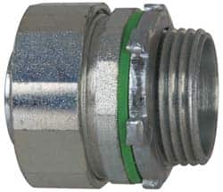 Cooper Crouse-Hinds - 1" Trade, Steel Threaded Straight Liquidtight Conduit Connector - Noninsulated - A1 Tooling