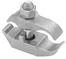 Cooper Crouse-Hinds - 1-1/4" Pipe, Malleable Iron, Electro Galvanized Conduit Clamp - 1 Mounting Hole - A1 Tooling