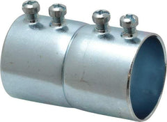 Cooper Crouse-Hinds - 1-1/4" Trade, Steel Set Screw EMT Conduit Coupling - Noninsulated - A1 Tooling