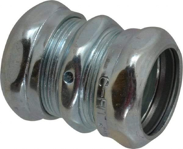 Cooper Crouse-Hinds - 1" Trade, Steel Compression EMT Conduit Coupling - Noninsulated - A1 Tooling