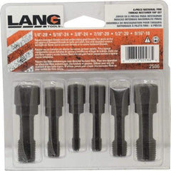 Lang - UNF, 3 & 4 Flute, Zinc Finish, Carbon Steel Tap Set - Right Hand Cut - A1 Tooling