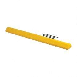 Eagle - 72" Long x 8" Wide x 4" High, Parking Curb - Yellow, High Density Polyethylene - A1 Tooling