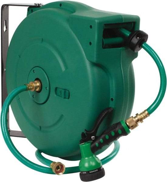 Value Collection - 65' Spring Retractable Hose Reel - 140 psi, Hose Included - A1 Tooling