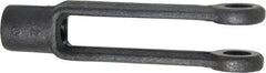 Jergens - 1/2-13 Thread, 1-1/8" Yoke Width, Carbon Steel, Tapped Yoke - 1/2" Hole Diam, 3-1/16" Hole Center to Neck, 15/16" Yoke Arm Height, 13/16" Neck Diam, 1-1/8" Neck Length, 4-3/16" OAL - A1 Tooling