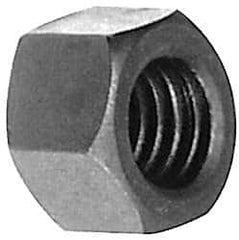 Jergens - 3/4-10 UNC Steel Right Hand Heavy Hex Nut - 1-1/8" Across Flats, 41/64" High, Black Oxide Finish - A1 Tooling