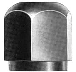 Jergens - 5/8-11" UNC, 1-3/16" Width Across Flats, Black Oxide Finish, Steel Acorn Nut - 1-1/16" Overall Height - A1 Tooling