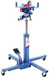 OTC - 1,000 Lb Capacity Pedestal Transmission Jack - 34-1/2 to 75" High, 41" Chassis Width x 41" Chassis Length - A1 Tooling