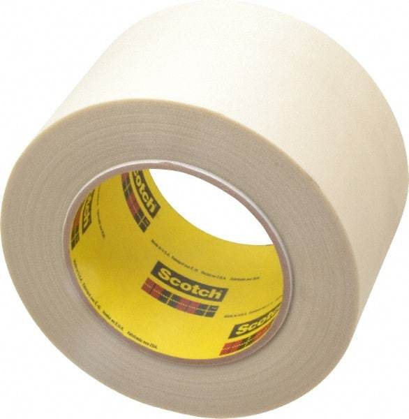 3M - 60 Yd Long x 3" Wide, Series 361, White Silicone Glass Cloth Tape - 7.5 mil Thick, 182 Lb/In Tensile Strength - A1 Tooling