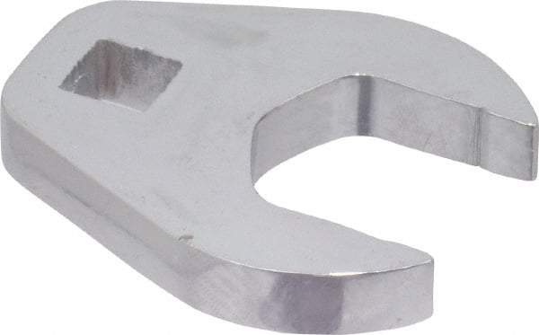 Proto - 15/16" 3/8" Drive Chrome Open End Crowfoot Wrench - 1.8" Head Diam x 1/4" Head Thickness - A1 Tooling