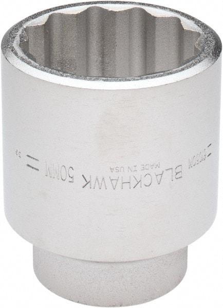 Blackhawk by Proto - 3/4" Drive, Standard Hand Socket - 12 Points, 3-3/32" OAL, Alloy Steel, Black Finish - A1 Tooling