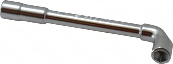 Facom - 5/16", 6 Point, Satin Chrome Coated, 90 ° Offset Socket Wrench - 114mm OAL, 12.5mm Head Thickness - A1 Tooling