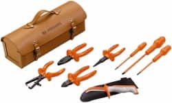 Facom - 8 Piece Insulated Tool Set - Comes with Leather Case - A1 Tooling