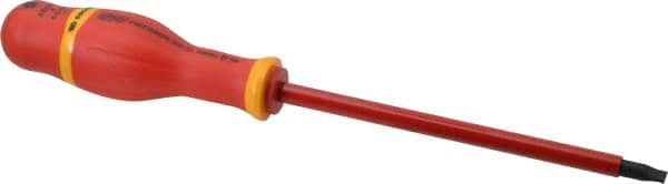 Facom - 269mm OAL Standard Slotted Screwdriver - 150mm Blade Length, Round Shank, Ergonomic Handle - A1 Tooling