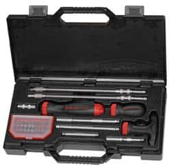 GearWrench - 40 Piece, Screwdriver Bit Set - #0, 1, 2 & 3 Phillips, 3 to 8mm & 1/8 to 5/16" Hex, T8 to T40 Torx, 4, 5.5, 6.5mm, 5/32, 7/32, 1/4" Slotted - A1 Tooling