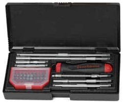 GearWrench - 39 Piece, Screwdriver Bit Set - #0, 1, 2 & 3 Phillips, 3 to 8mm & 1/8 to 5/16" Hex, T8 to T40 Torx, 4, 5.5, 6.5mm, 5/32, 7/32, 1/4" Slotted - A1 Tooling