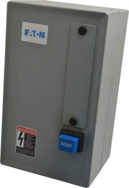 Eaton Cutler-Hammer - 208 Coil VAC, 27 Amp, NEMA Size 1, Nonreversible Enclosed Enclosure NEMA Motor Starter - 7-1/2 hp at 1 Phase, 1 Enclosure Rating - A1 Tooling