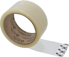 3M - 2" x 55 Yd Clear Acrylic Adhesive Sealing Tape - Polypropylene Film Backing, 1.8 mil Thick, 19 Lb Tensile Strength, Series 305 - A1 Tooling