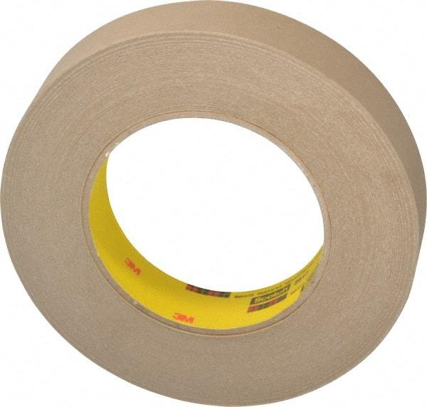 3M - 1" Wide x 60 Yd Long Brown Paper Masking Tape - Series 2517, 6.5 mil Thick, 35 In/Lb Tensile Strength - A1 Tooling