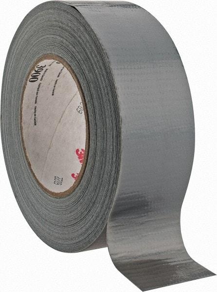 3M - 2" x 55m Silver Duct Tape - 8.1 mil, Rubber Adhesive, Polyethylene Film Backing, 32 Lb/ln Tensile Strength, 200°F Max, Series 3900 - A1 Tooling