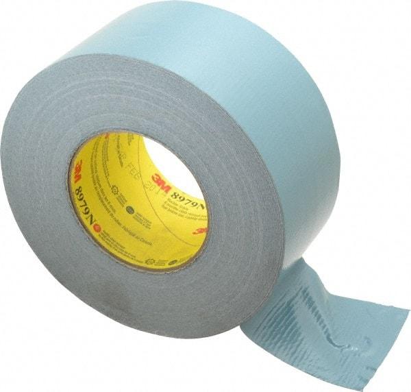 3M - 3" x 55m Blue Duct Tape - 12.1 mil, Rubber Adhesive, Polyethylene Film Backing, 36 Lb/ln Tensile Strength, 200°F Max, Series 8979N - A1 Tooling