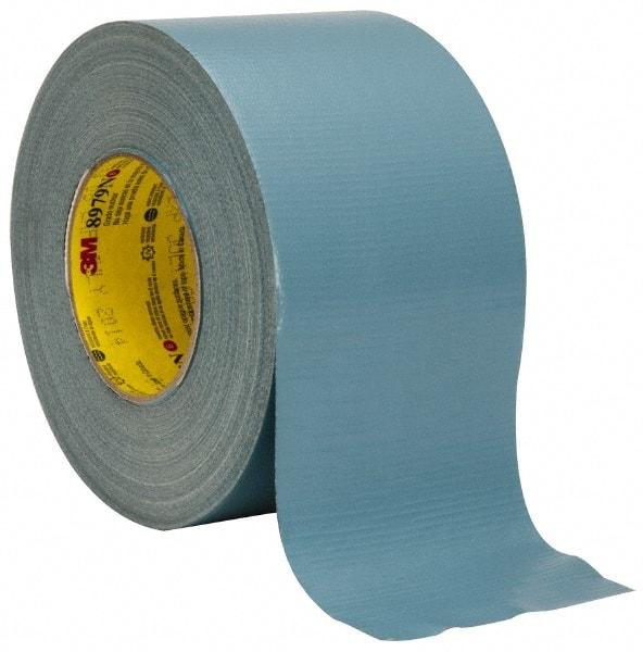 3M - 4" x 55m Blue Duct Tape - 12.1 mil, Rubber Adhesive, Polyethylene Film Backing, 36 Lb/ln Tensile Strength, 200°F Max, Series 8979N - A1 Tooling