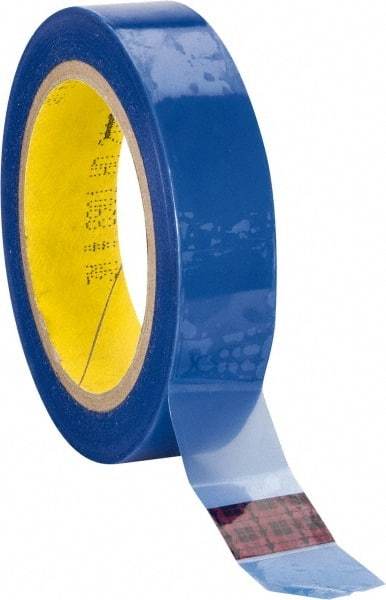 3M - 1" Wide x 72 Yd Long Blue Polyester Film Painter's Tape - Series 8901, 2.3 mil Thick, 26 In/Lb Tensile Strength - A1 Tooling