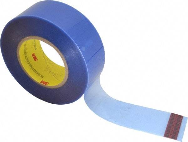 3M - 2" Wide x 72 Yd Long Blue Polyester Film Painter's Tape - Series 8905, 6.5 mil Thick, 110 In/Lb Tensile Strength - A1 Tooling