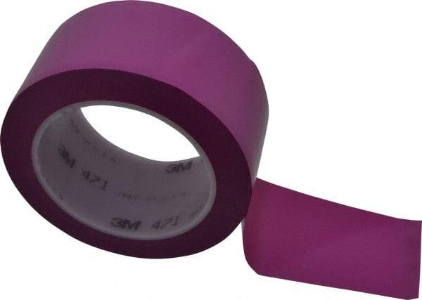 3M - Purple Solid Color Vinyl Tape - 2" Wide x 108' Long x 5.2 mil Thick, General Traffic - A1 Tooling